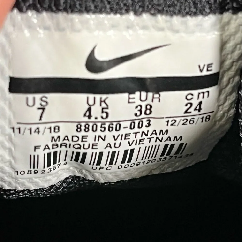 Nike Womens Air Zoom Pegasus 34 Black/ Anthracite size 7